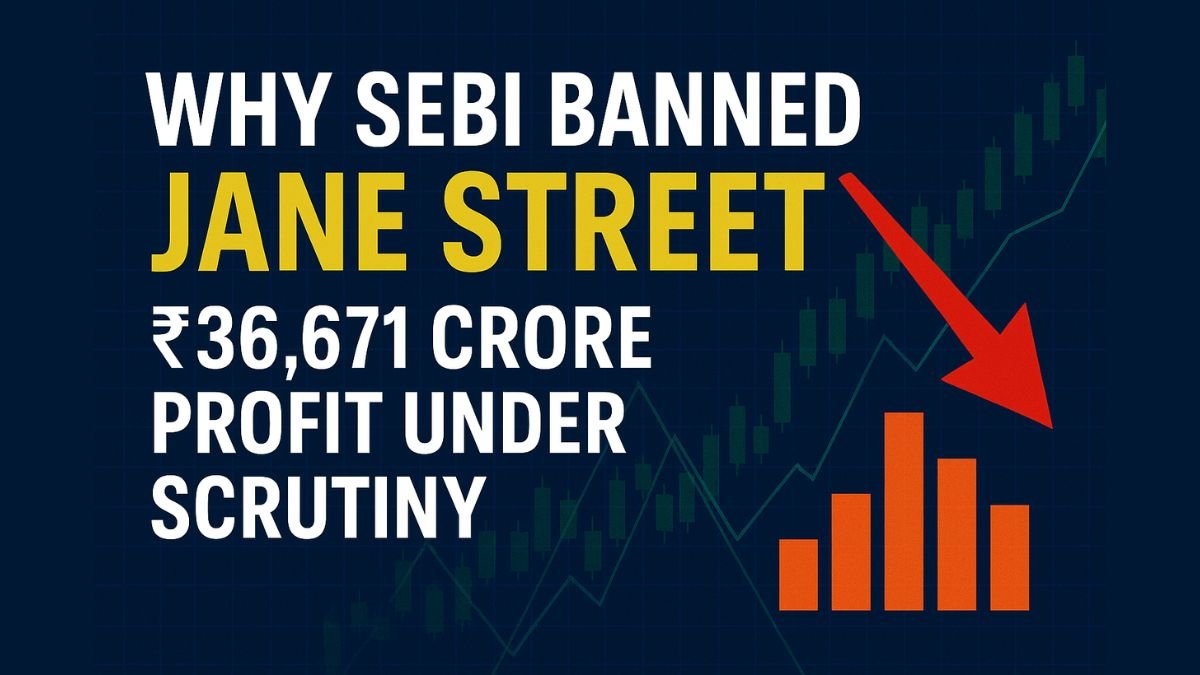 Why SEBI Banned Jane Street ₹36,671 Crore Profit Under Scrutiny